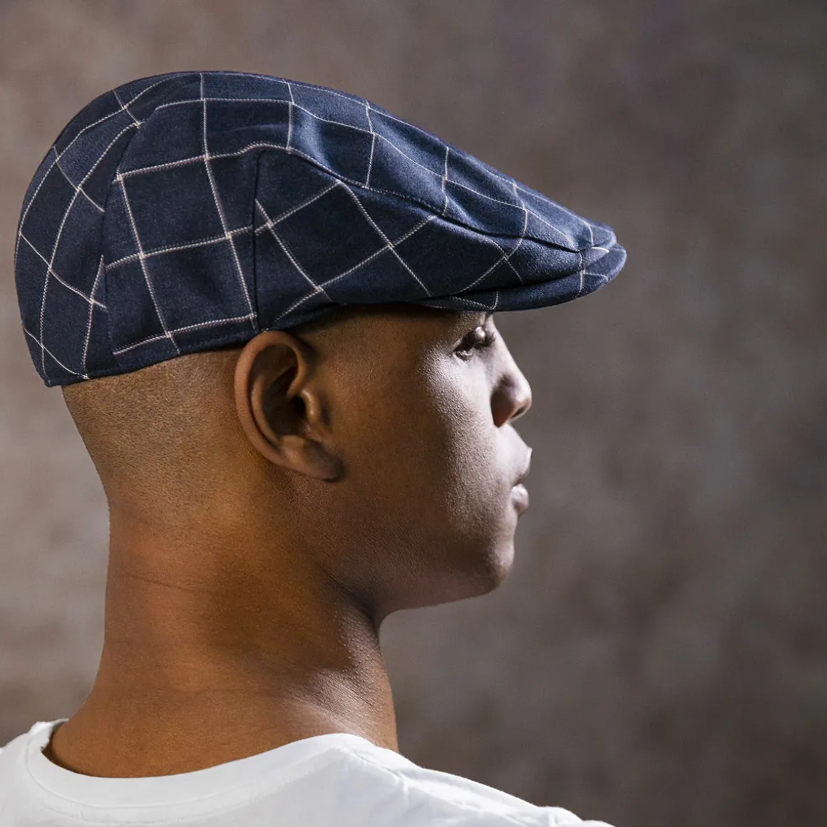candler_3.webp Bailey Hats Ivy & Flat Caps | Candler Navy Check