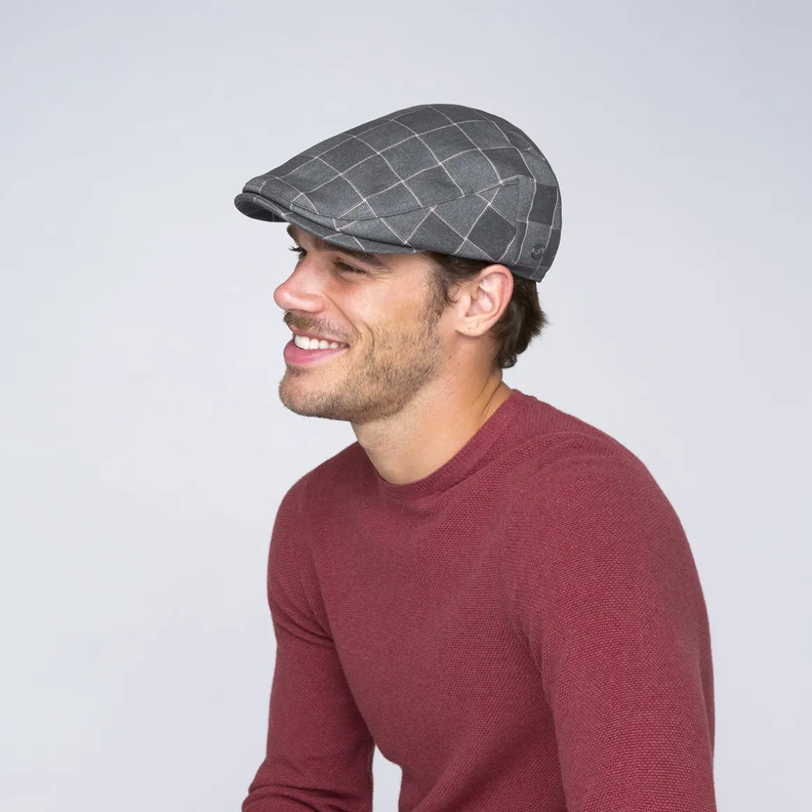 candler_6.webp Bailey Hats Ivy & Flat Caps | Candler Navy Check
