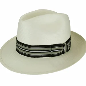 Bailey Hats Litestraw® | Creel Natural/Black Taupe Stripe