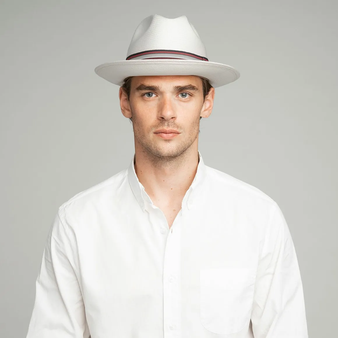 creel_4-5.webp Bailey Hats Medium Brim | Creel Natural/Black Taupe Stripe