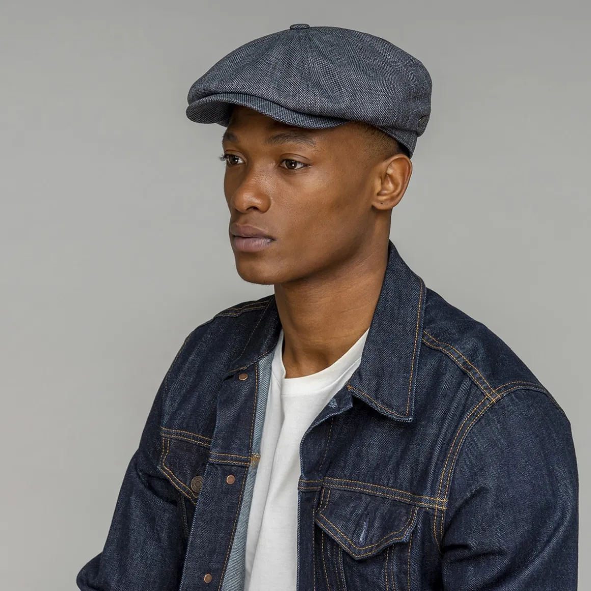 duncan_4.webp Bailey Hats Ivy & Flat Caps | Duncan Soft Khaki