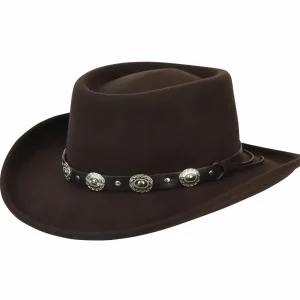 Bailey Hats Wool Felt | Eddy Bros.® Gambler Brown