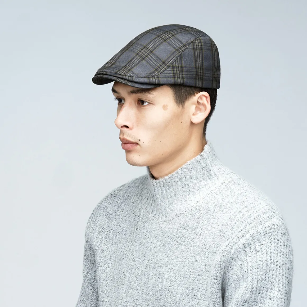 elbin_2.webp Bailey Hats Ivy & Flat Caps | Elbin Charcoal Plaid
