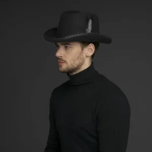 Bailey Hats Wool Felt | Godfather Black