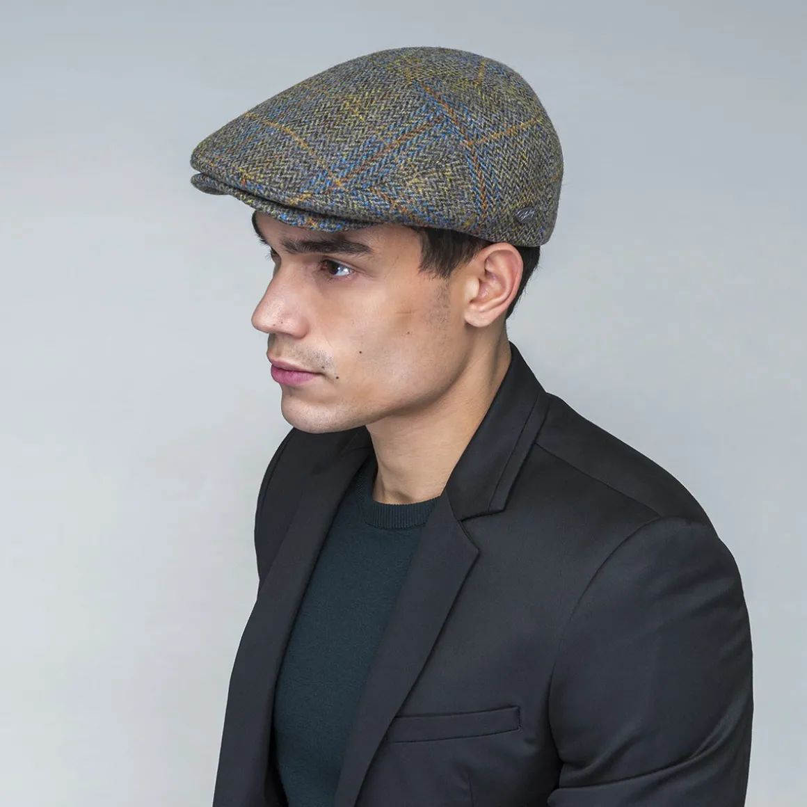 lou_2.webp Bailey Hats Ivy & Flat Caps | Lou Oak Plaid