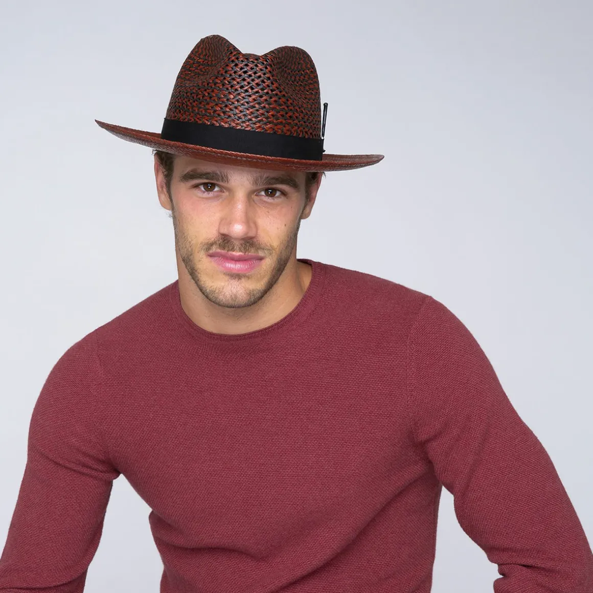 stallworth_3-1.webp Bailey Hats Spring & Summer Shop | Stallworth Deep Red/Black