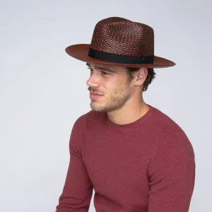 Bailey Hats Snap Brim | Stallworth Deep Red/Black