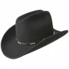 Bailey Hats Wool Felt | Wind River® Three D Black